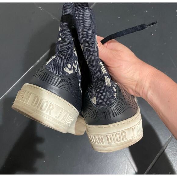 Christian Dior oblique slip on high top sneakers - Picture 6 of 9